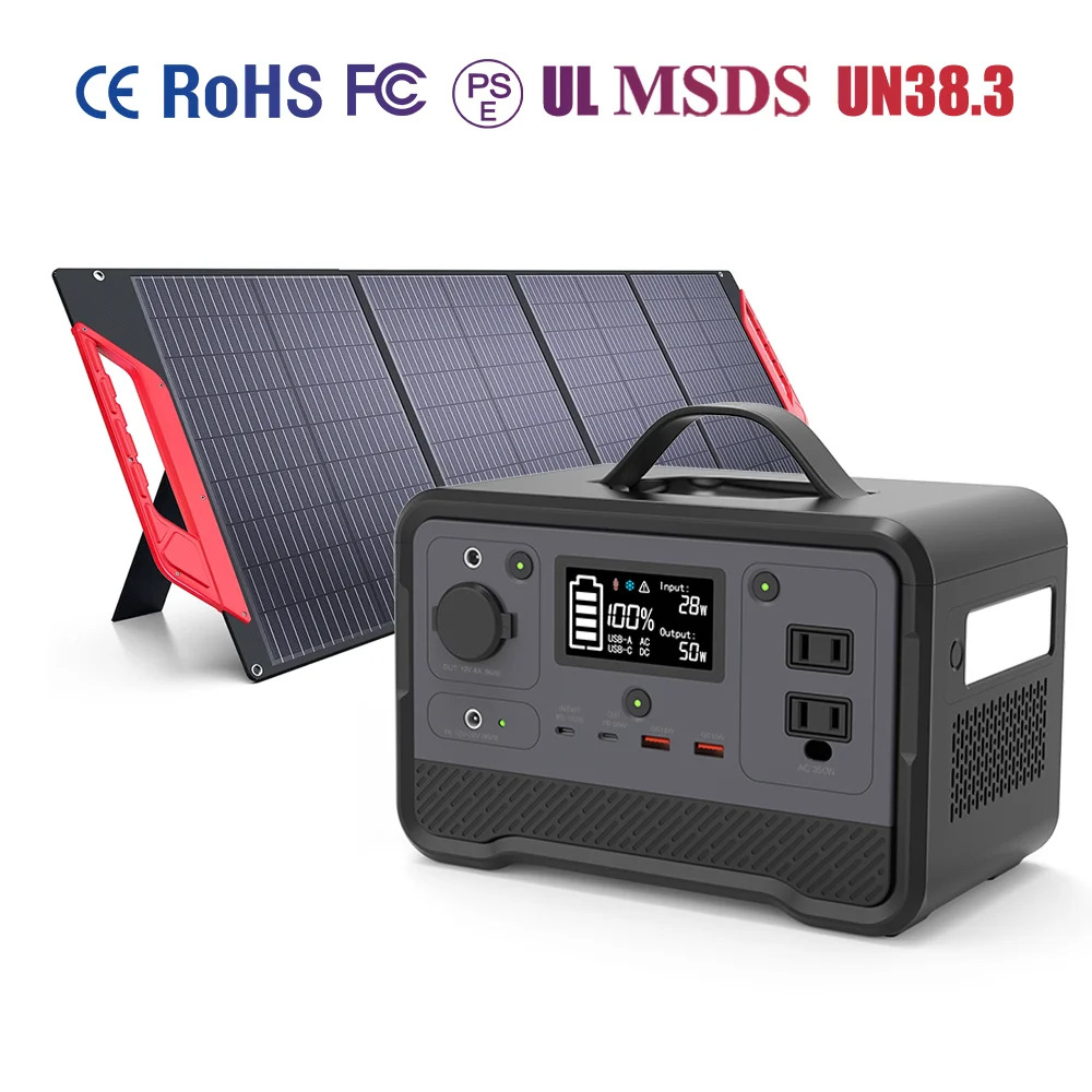 Panel Power Outdoor - 298Wh Portable Power Station With Solar