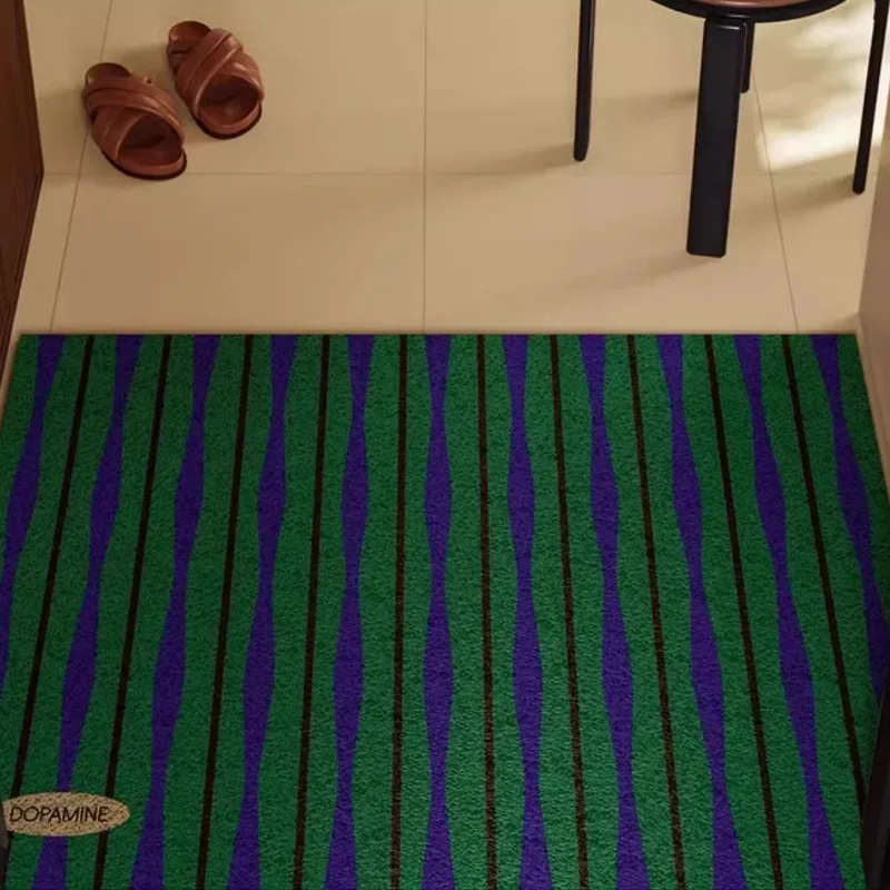Horney non-slip and dirt-resistant silk ring floor mat 2024 new high-end leave-in thickened door mat can be cut