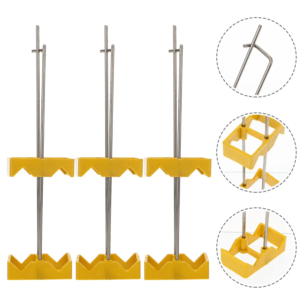 

3Pcs Lens Dyeing Tool Eyeglass Dyeing Bracket Frame Tinting Holder Plastic Rack Easy Operate No Scratch Stable Reliable