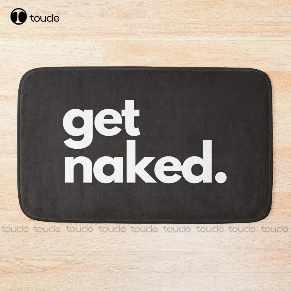 Get Naked Bath Mat Pink Bath Carpet