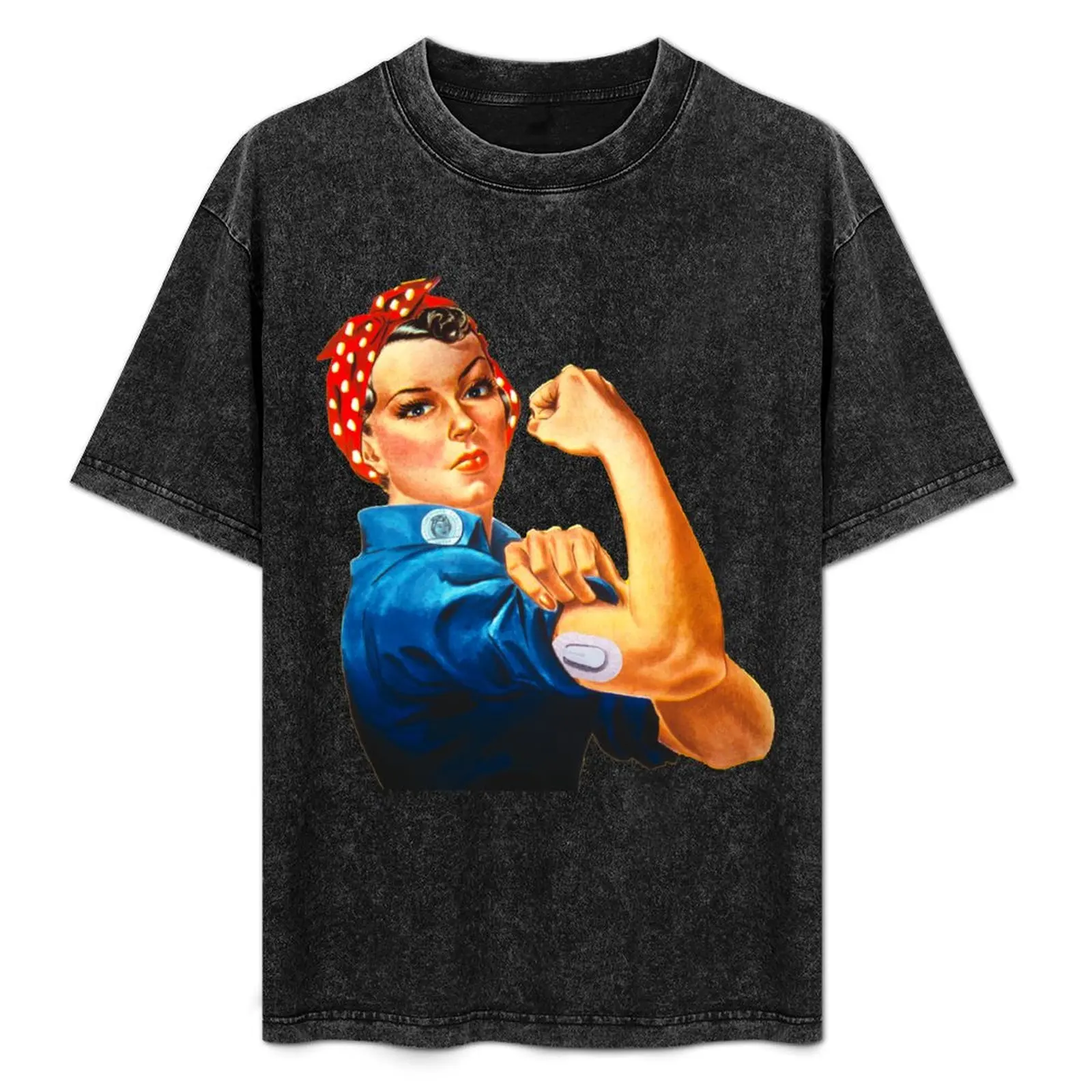 

Diabetic Riveter T-Shirt Anti-Wrinkle Short Sleeve T-Shirt