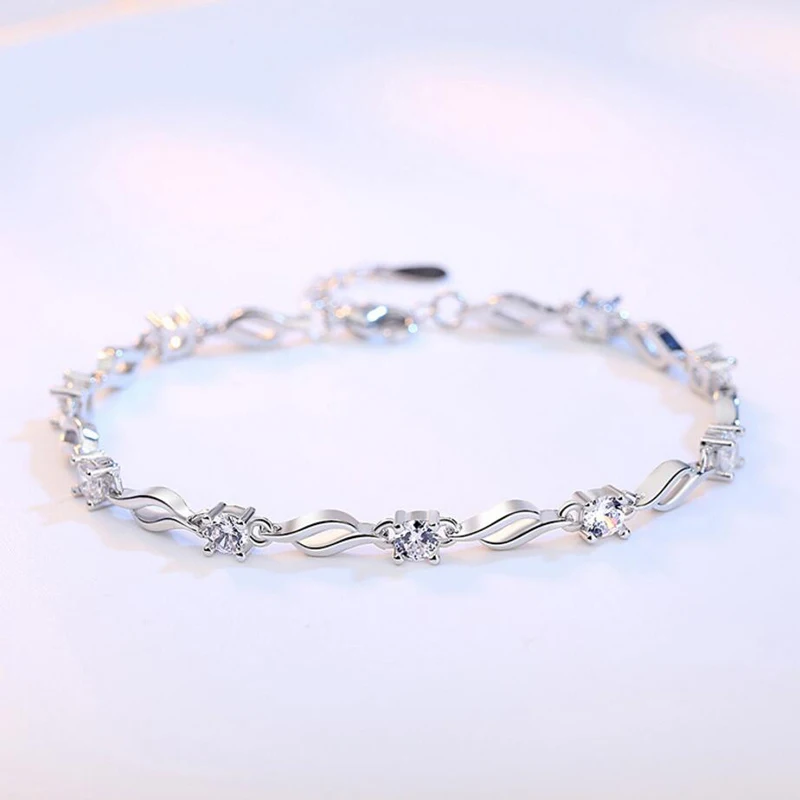 Bracelet rond en argent Sterling 925 pour femmes, améthyste naturelle ronde à quatre griffes, pierres précieuses violettes, bijoux De déclaration