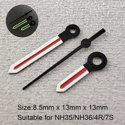 NH35  Hands Needle Red Black White Pointer Green Luminous Suitable For NH35 NH36 4R 7S Movement Watch Accessories