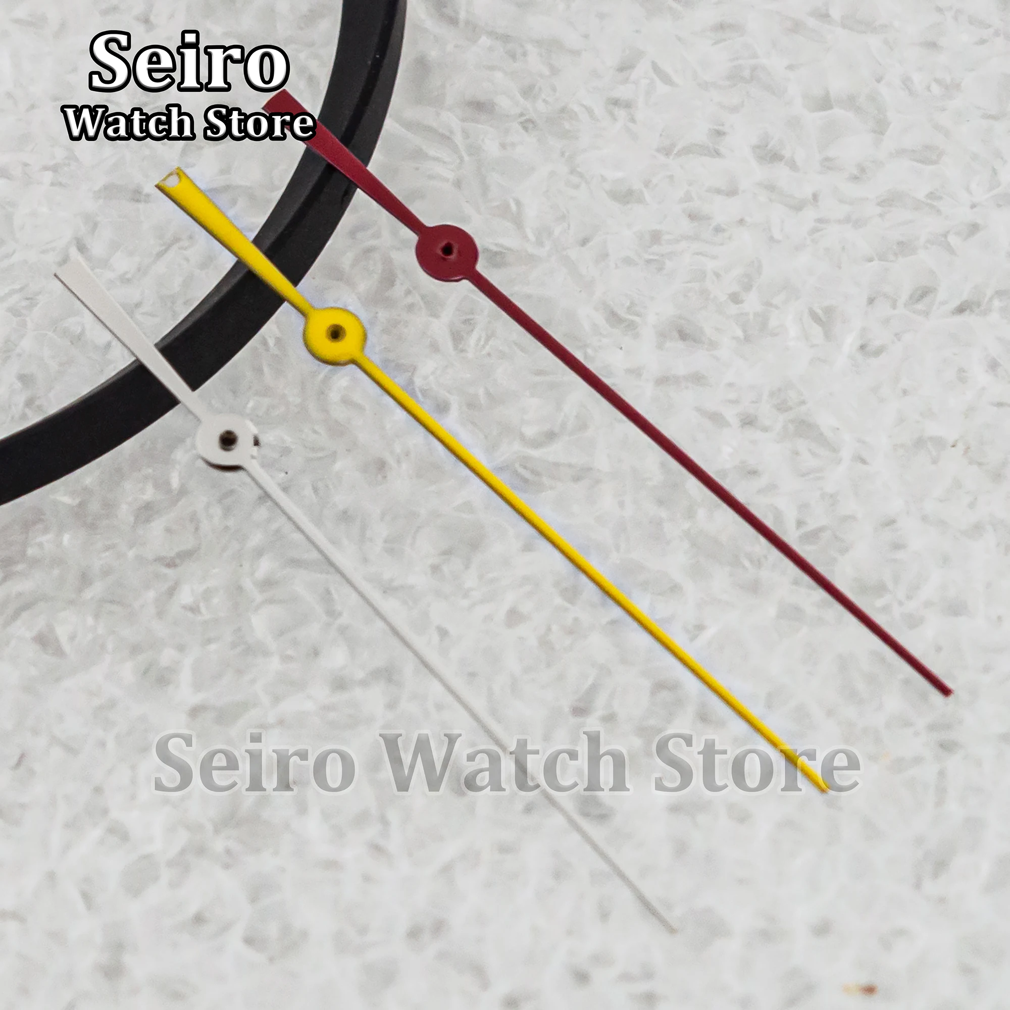 Silver Red Yellow Second Hand Watch Hands Pointers Parts for NH35 NH36 Movement Accessories Replacements Modify