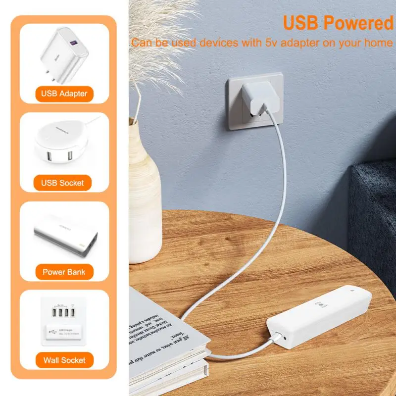 Tuya Zigbee Mmwave Sensor Presença Humana, Casa Inteligente, Detector de Movimento, Luminância, Detecção de Distância, 5V