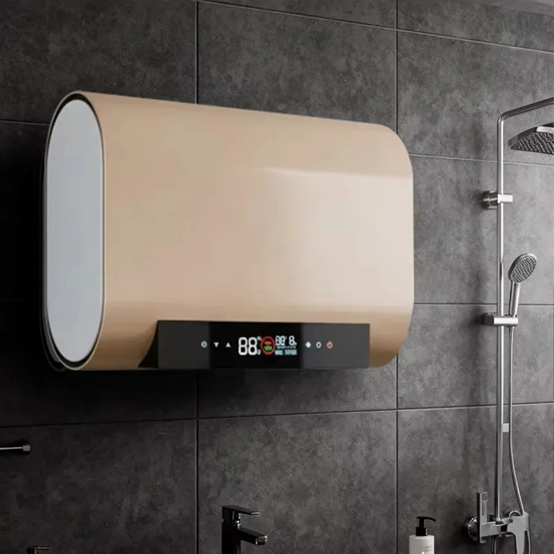 Airo Factory Price Smart Energy Efficient Wall Mounted Dual tank 50L 60L 80L Electric Water Heater for Bathroom Shower Household