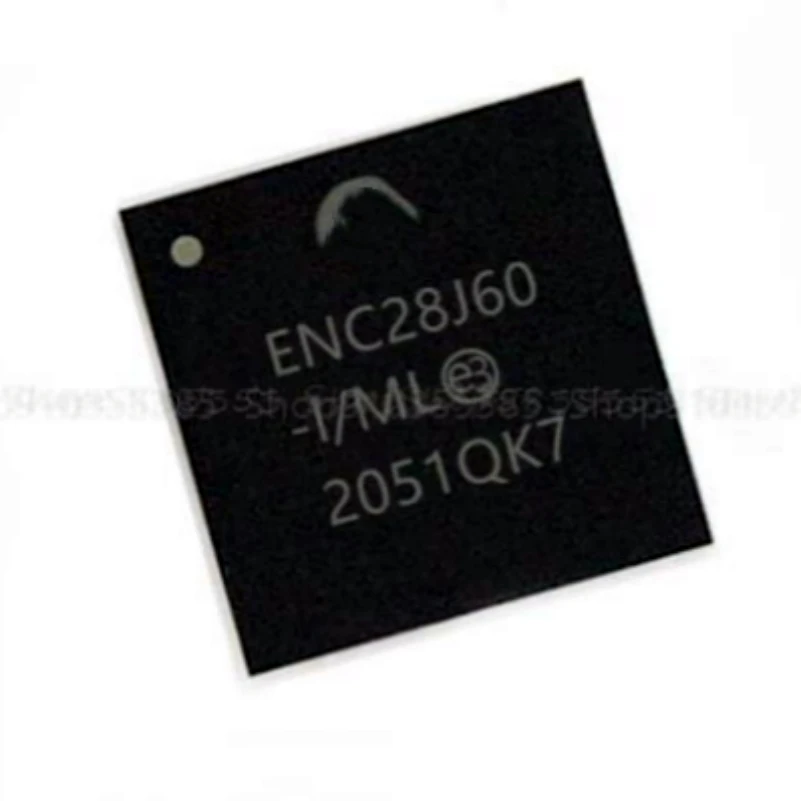10pcs New ENC28J60-I/ML QFN28 Microcontroller chip
