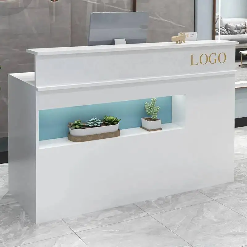 

Reception Modern Receptionist Design Industrial Desk Commericial Salon Elegant Reception Desks Elegant Customer Bureau Furniture
