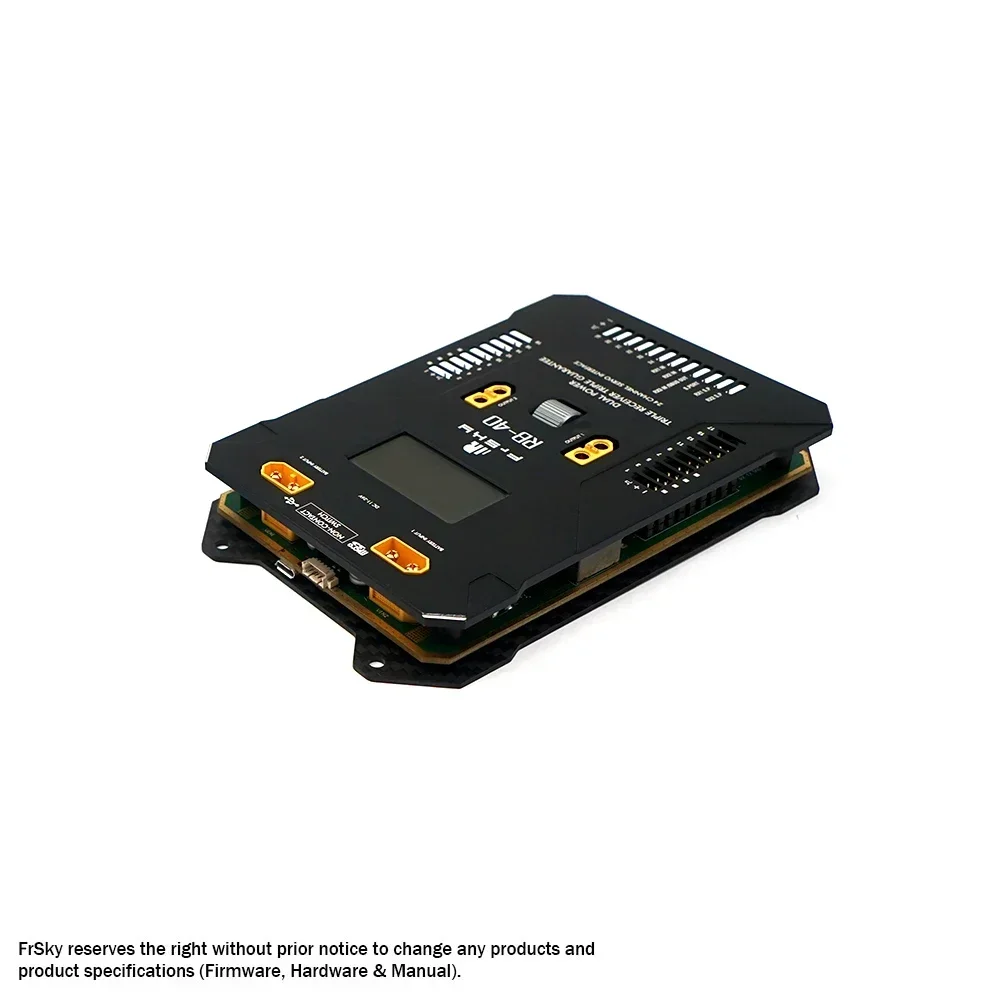 BoMaSFrSky RB-40 FLIGHT-SAFE SYSTEM Dual Power /Menu Scroll Button & LCD Screen NFC Switch