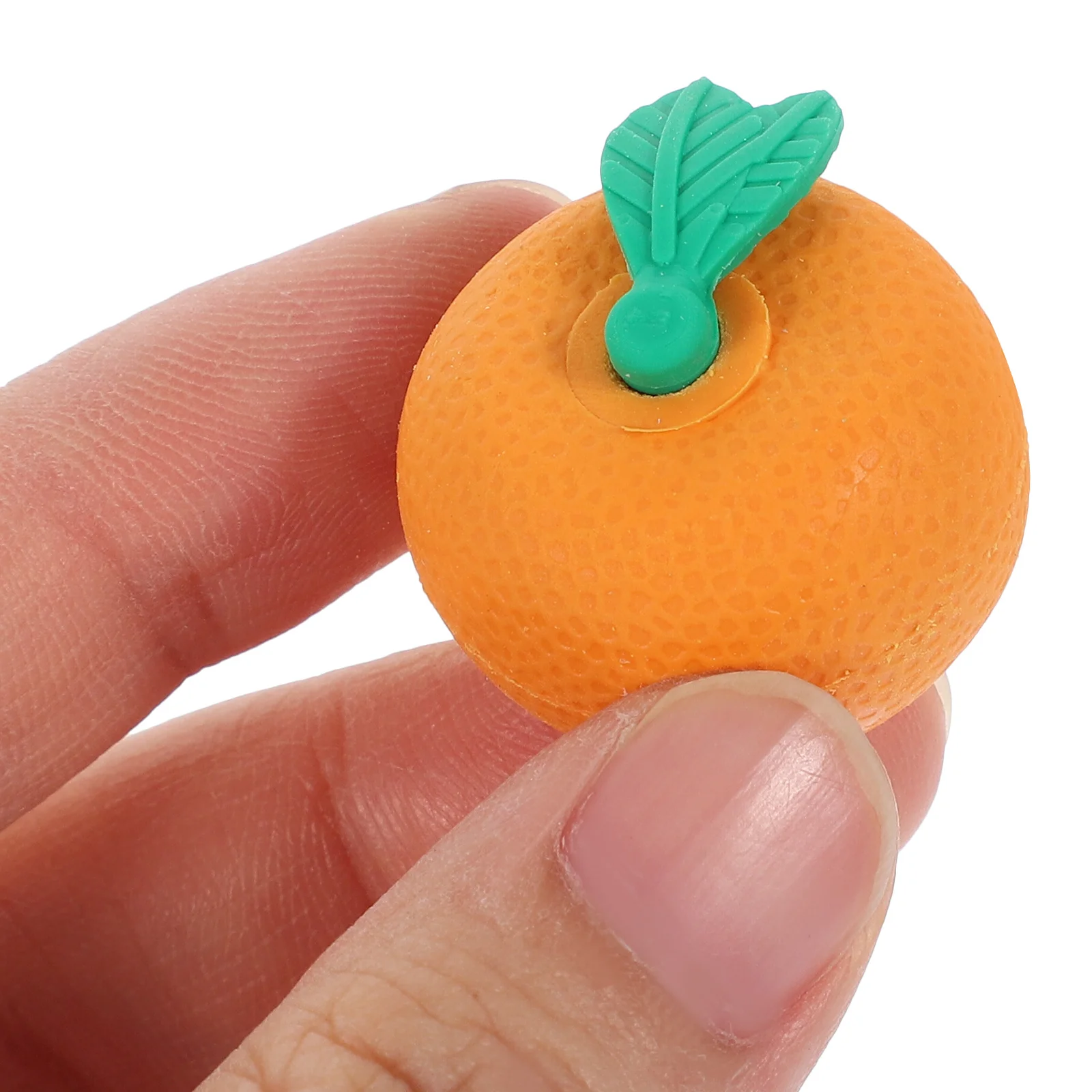 4 قطع من محايات الطعام الصغيرة على شكل فاكهة وخضروات كاواي، محايات صغيرة رائعة للطلاب الذين يكتبون تصحيح الرسم