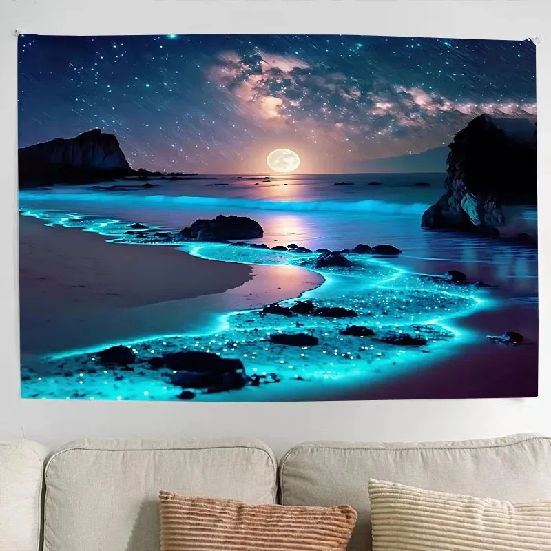 VIKAMA Lustiger Wandteppich mit Katzenmotiv, niedliche Tier-Heimdekoration, Wandbehang, Abdeckung für Schlafzimmer, Wohnheim, Hintergrund, Weihnachtsgeschenk