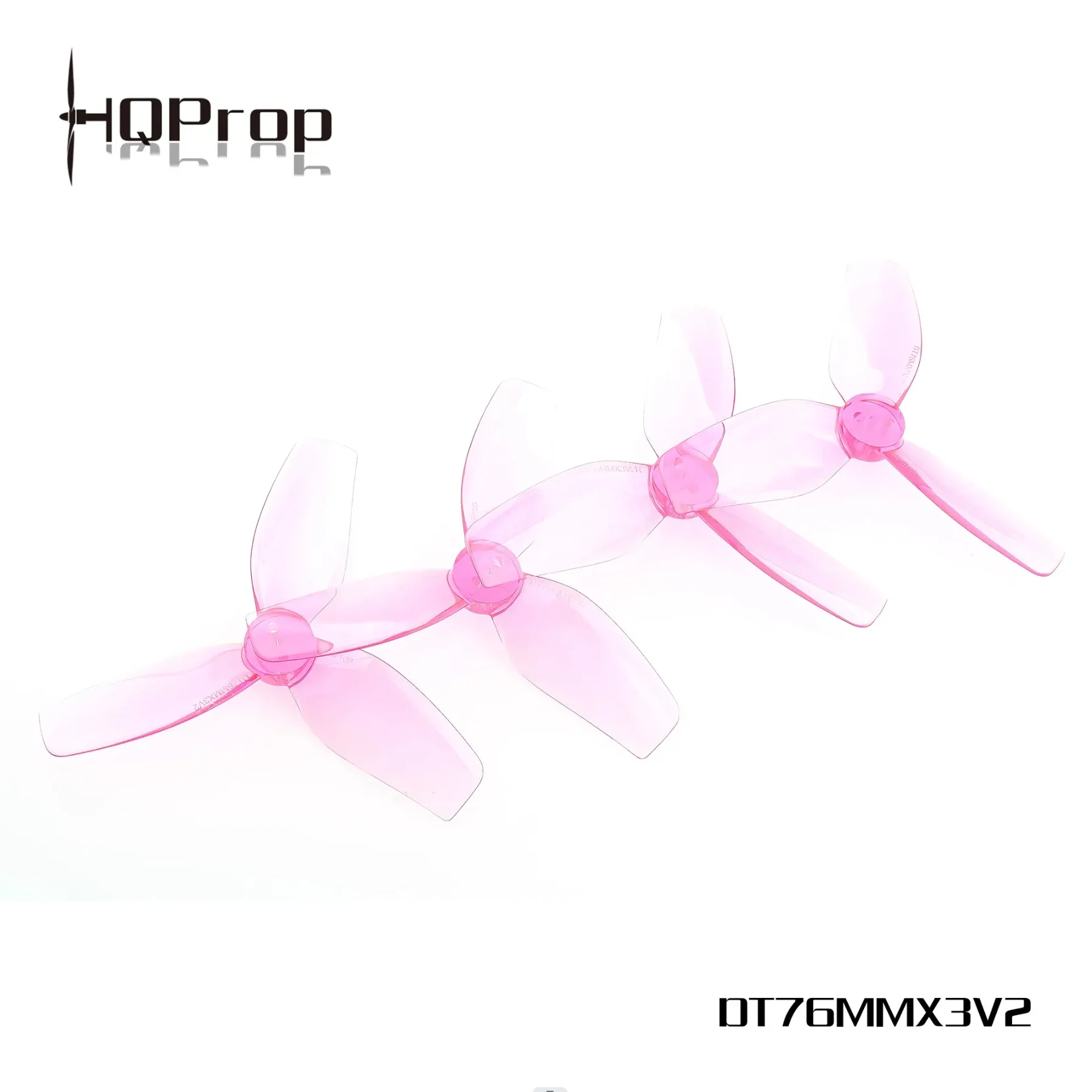 12Pairs 24PCS HQPROP T76MMX3 D76MMX3 T76MMX3V2 76mm 3 Blade PC Propeller for RC  3 inch Cinewhoop Drones CineLog30 Cinebot30