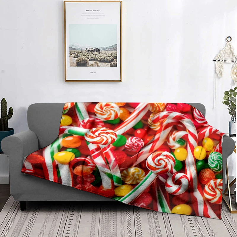 Home decoration plush Throw Sofa blanket Bedspread bed fluffy soft blankets decor Plaid Modern morandi winter Merry Christmas