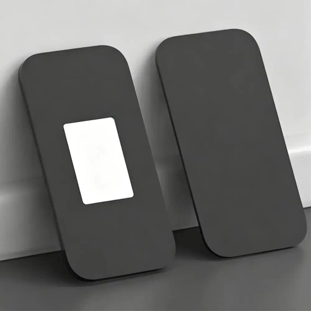 4 Set Ultra-Thin Magnetic Cabinet Door Catch Self-Adhesive No Drill Cabinet Catch Quiet Closure Stainless Steel Drawer Closer