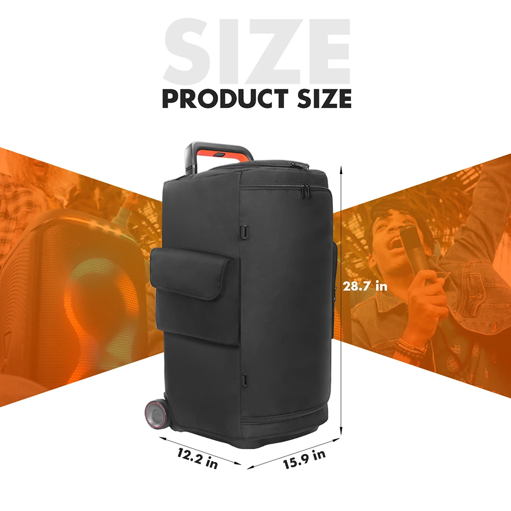 Portable Speaker Dust Case Waterproof Party Speaker Dust Cover Double-Sided Speaker Storage Bag for JBL PARTYBOX 520 Storage Bag