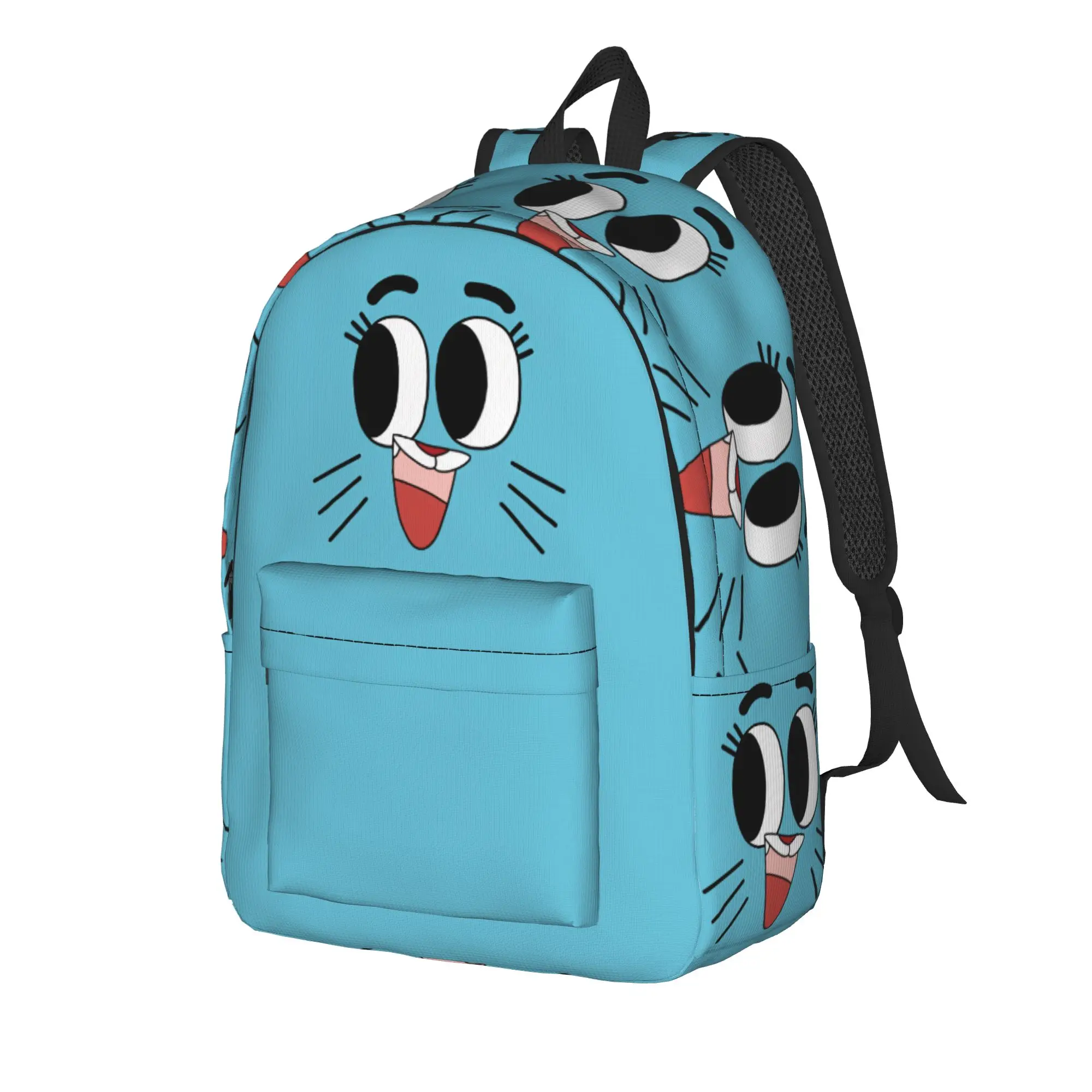 Gumball Gum Ball Watterson Amazing Cartoon  Backpack  University Backpacks Girl Pretty School Bags Custom Soft Rucksack