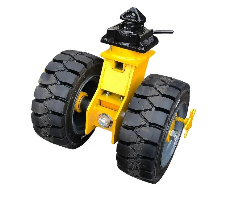 

Ultra-heavy Solid Rubber ISO Container Casters Made in China