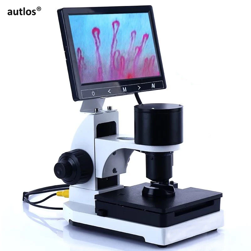 Zoom Nail Fold Capillary Microcirculation Test Machine Analyzer Blood Microcirculation Instrument USB HD Digital Microscope