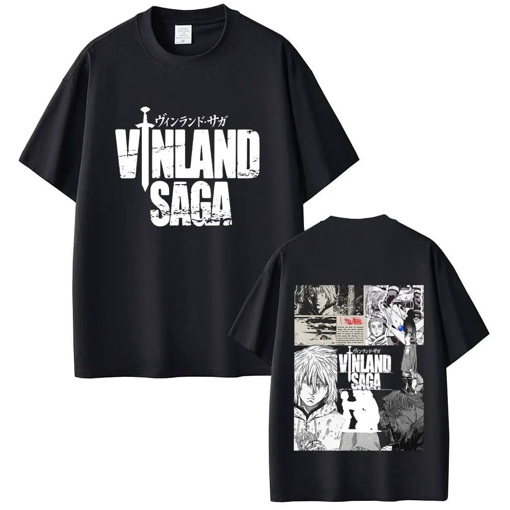 

Anime Vinland Saga Thorfinn Karlsefni Graphic T-shirt Summer Men Women Clothing Fashion Streetwear Male Casual Soft Cotton Tops
