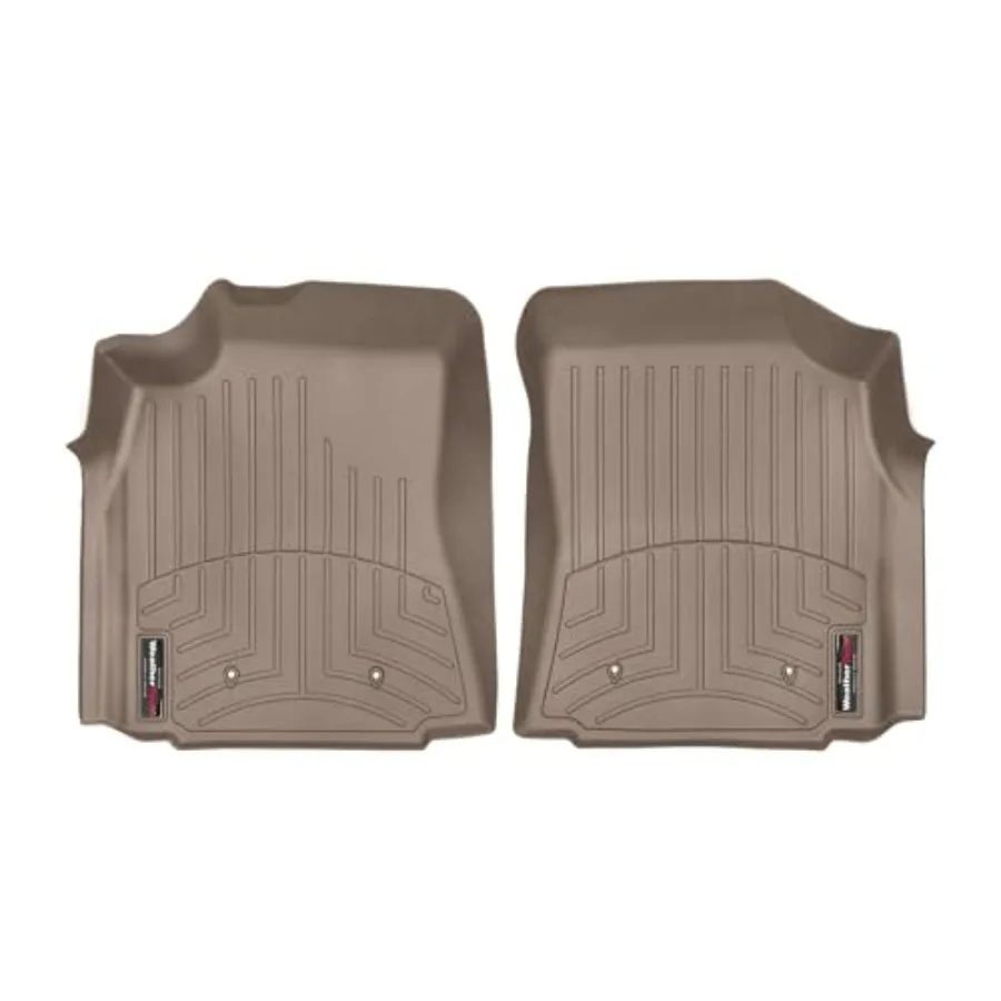 Custom Fit Floor Lining for  Tundra 1st Row Tan Durable Automotive Grade Material Enhanced Protection and Easy Cleanup