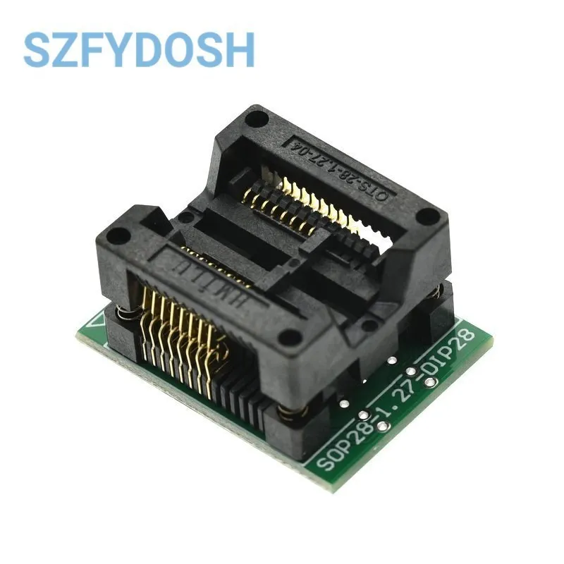 SOP16 to DIP16 Wide-body Seat Wide 300mil Programmer SOP16 Adapter Socket OTS-16(28)-1.27-04 for EZP2010 EZP2013 CH341A IC