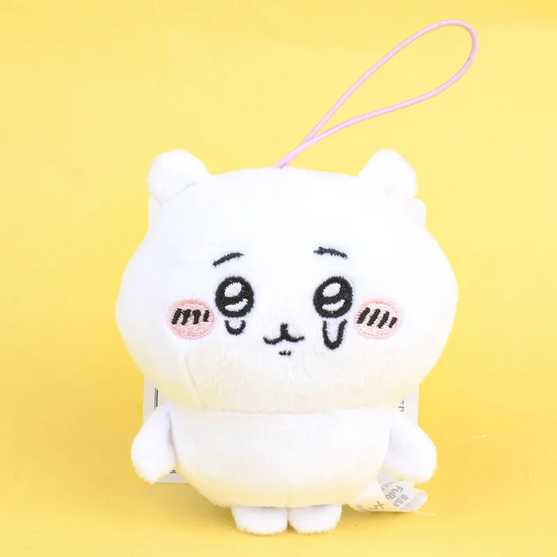 kawaii sad and crying little Chikawa plush toy.cute bag pendant.creative car key pendant Backpack pendant