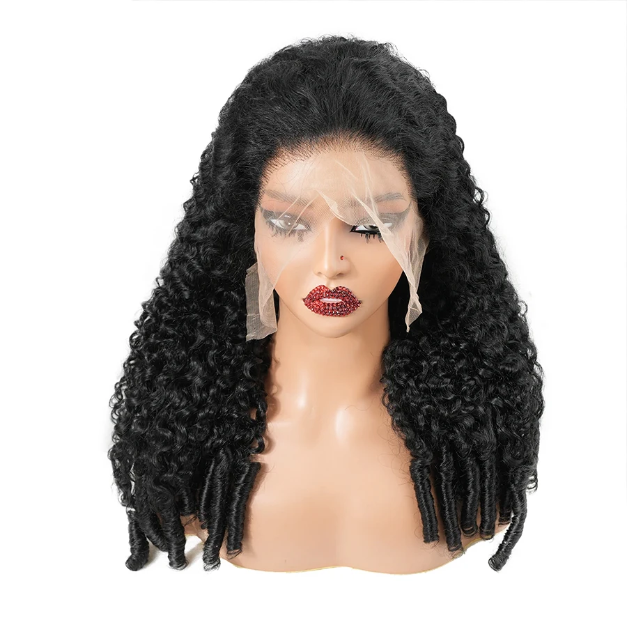 Rambut Remy 13x4 13x6 HD Wig Full Lace Frontal Transparan 12A Wig Keriting Burma 30 40 Inch Rambut Asli Warna Alami 220% Density