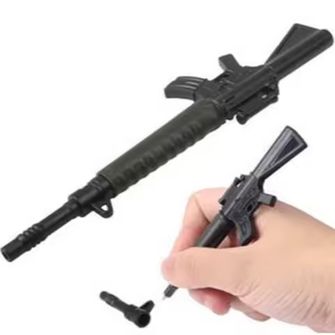 3Pcs Cute Funny Pens Canetas Rollerball School Supplies Papelaria Creative Gun Shape Gel Stationery