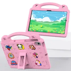 Funda con soporte de oso EVA para niños, carcasa para Samsung Galaxy Tab A9 Plus de 11 pulgadas, A8 10,5, SM-X200, X205, X207, S6 lite 10,4, P613, P619, A7 lite, 8,7