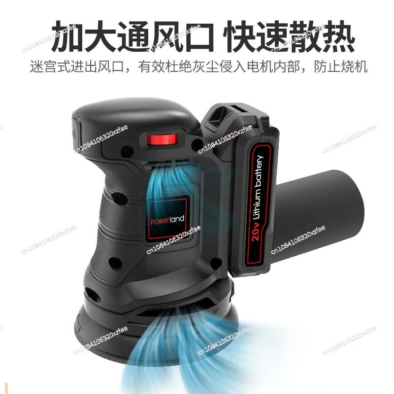 Akumulatorowa maszyna do papieru ściernego Okrągła szlifierka do mebli Szlifierka do drewna Polerowanie drewna Artefakt Szpachlówka do polerowania ścian