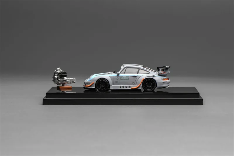 

PreSale MOTORHELIX 1:64 RWB993 MOTOZOLO / Army Girl Die-Cast Car Model Miniature Gifts