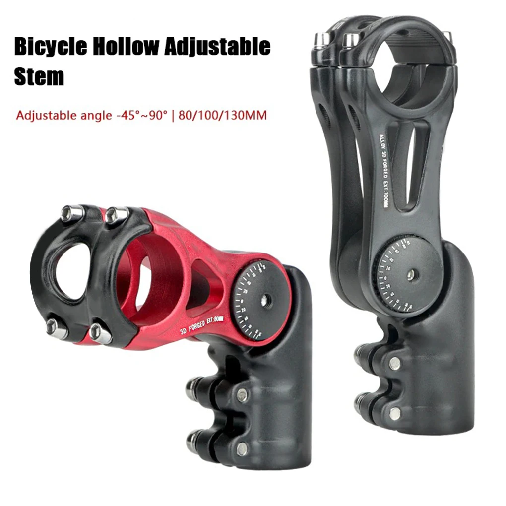 Bicycle Handlebar Stem 31 8MM Bike Extender Riser Black 28 6mm 90mm