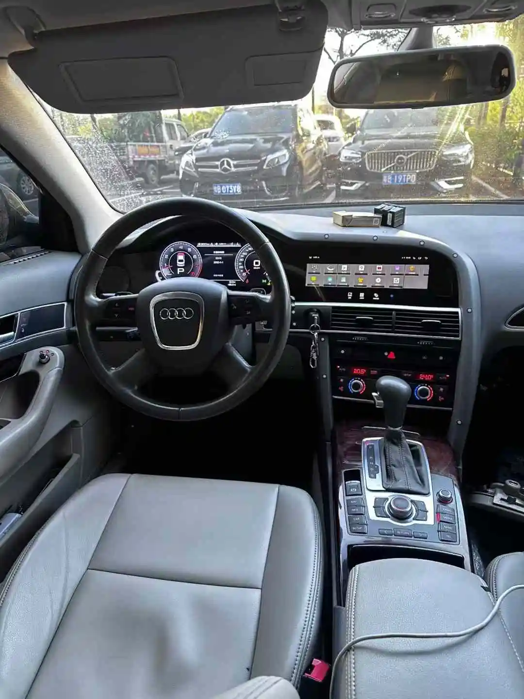 

Digital Cluster Dashboard Speedometer CarPlay Dual Screen For Audi A6 2005-2009 Android Auto Car Radio GPS Navigation Head Unit