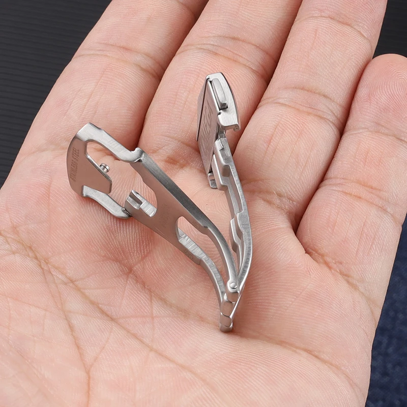 Stainless Steel Watch Buckle for Omega Watch Band 20mm 18mm Clasp Leather Metal Deployment Button Folding Buckles Accessories