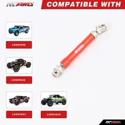 RCAWD Alloy Rear Driveshaft Set for 1/10 LOSI Baja Rey 4WD 1/10 Hammer Rey U4 Rock Racer Upgrades parts