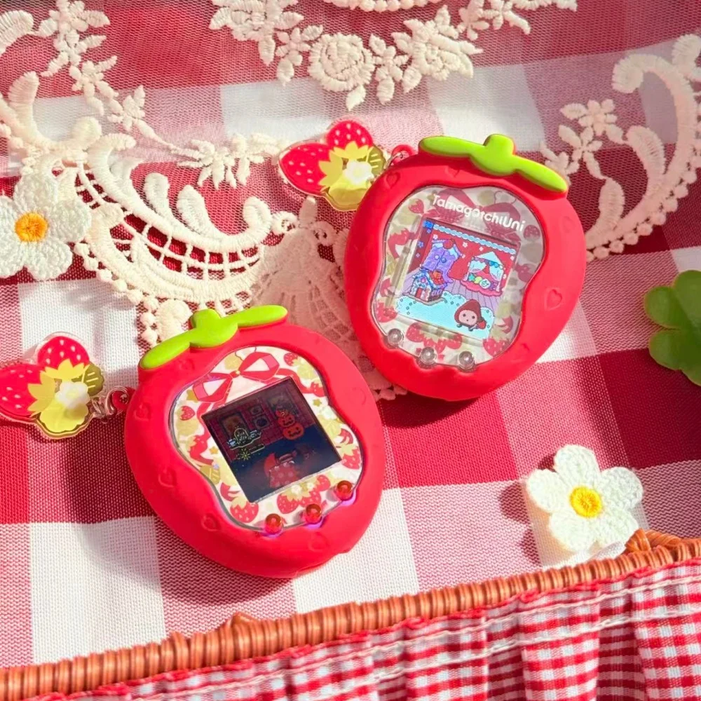 

Защитный чехол-брелок Harajuku Strawberry для электронных игровых консолей и устройств, аксессуары для защиты, подарок на День святого Валентина
