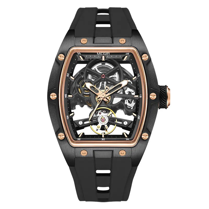 MEGIR 2242 Blue Automatic Watch for Men, Waterproof