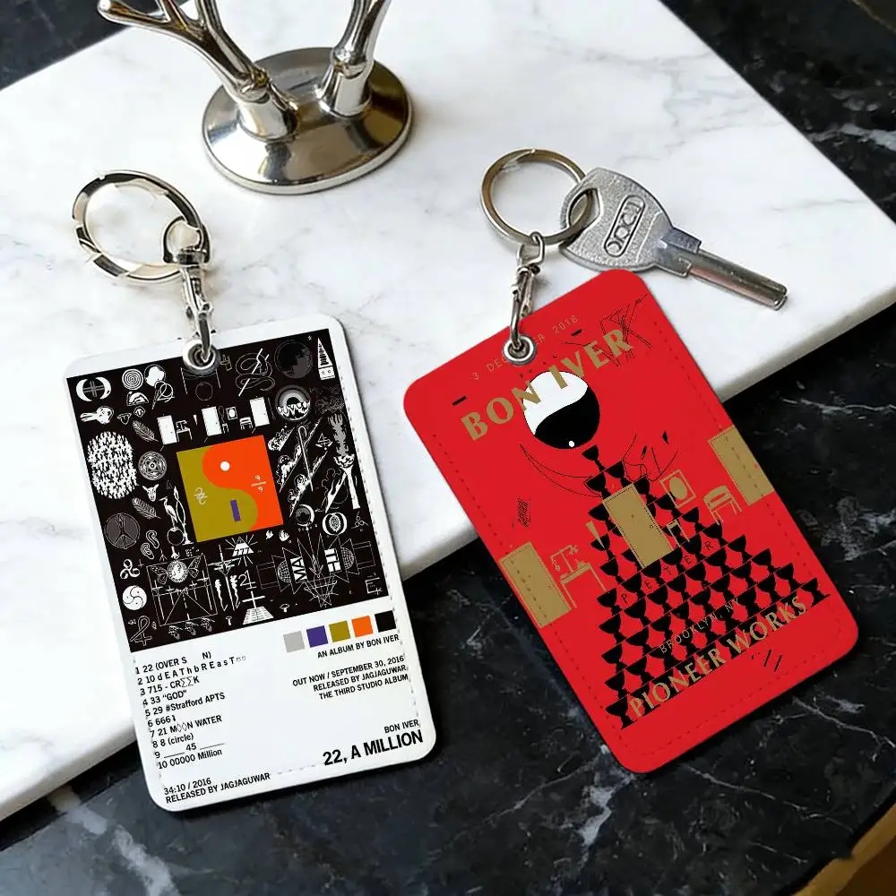 

B-Bon Iver Band Card Holder Hospital Credentials Accessories Gift