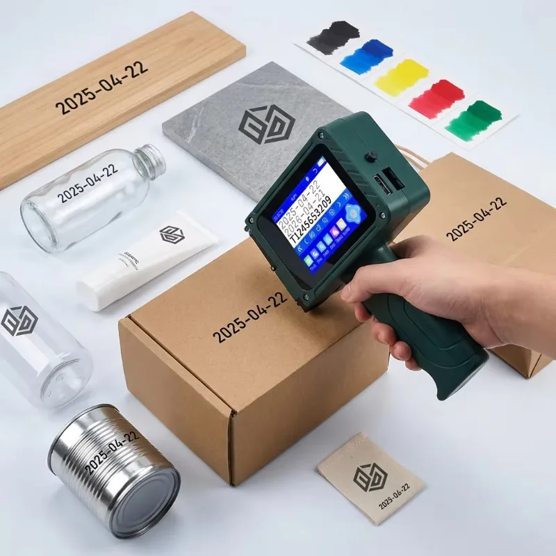 Smart 12.7mm Portable Handheld Mini Inkjet Batch Coding Machine for Bottles Metal Plastic Sheet Cardboard