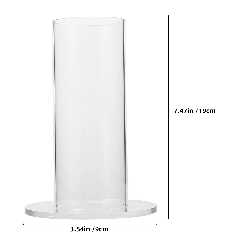 الاكريليك الشعر التعادل حامل المنظم شفافة Scrunchie عرض موقف مجوهرات سوار عقال تخزين الرف المنظم #2