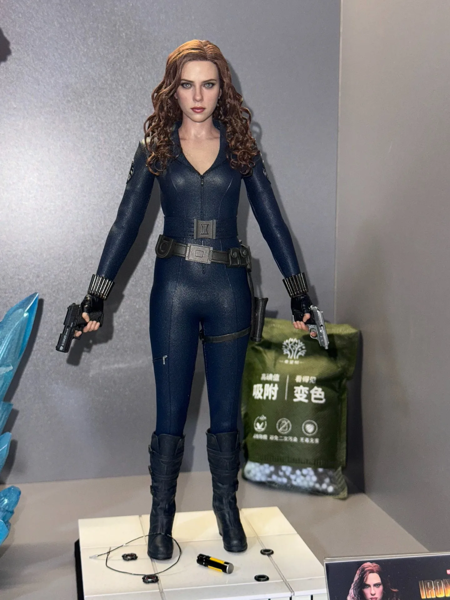 

Iron Man 2 Black Widow Limited Edition Action Figure Collectible Ornament Gift Genuine Mms757aeb Hair Transplant Doll