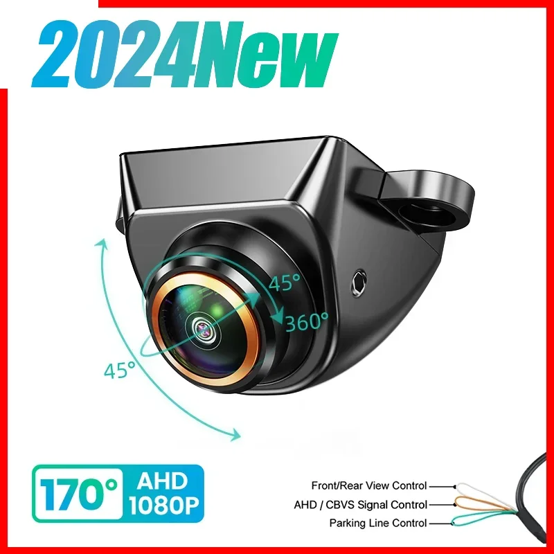 CENRR Car Rear View Camera AHD CVBS 1080P Full HD Vehicle Reversing Image Camera 170° Wide Angle Night Vision Camera For Car