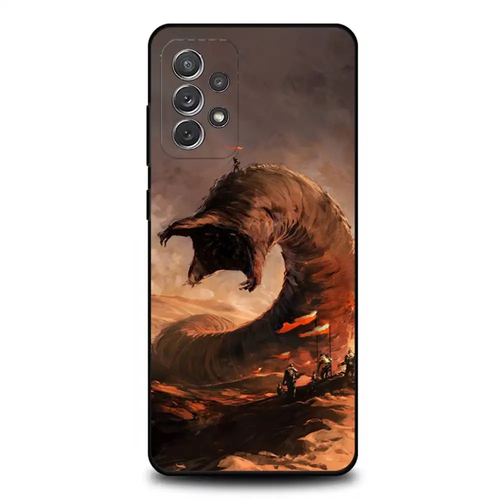 Movie D-Dune-es Phone Case For Samsung S 25,24,23,22,30,21,10,9,Ultra,Plus,Lite,FE,4,5G Black Soft Case
