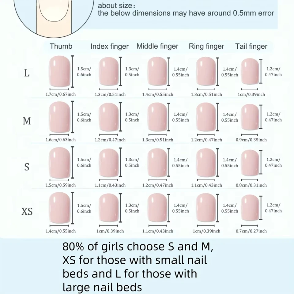 10 piezas de uñas postizas cortas ovaladas rojas festivas con diseño de tomate lindo, acabado brillante, set de arte de uñas para mujeres y niñas 5