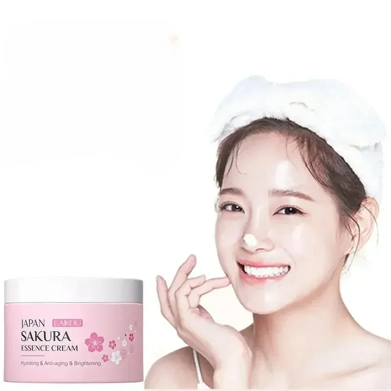 

LAIKOU Japan Sakura Cream Cherry Blossom Facial Cream Moisturizing Anti Wrinkle Firming Anti Aging Brighten Korean Skin Care