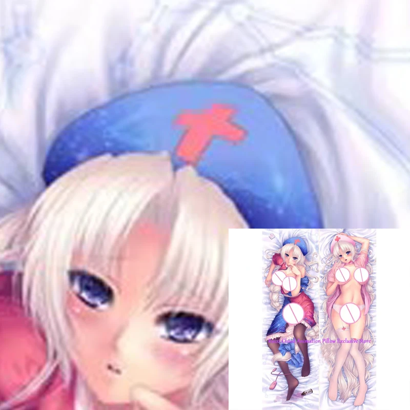 

Dakimakura Anime Pillow Cover Eirin Yagokoro Double Sided Print 2Way Cushion Bedding