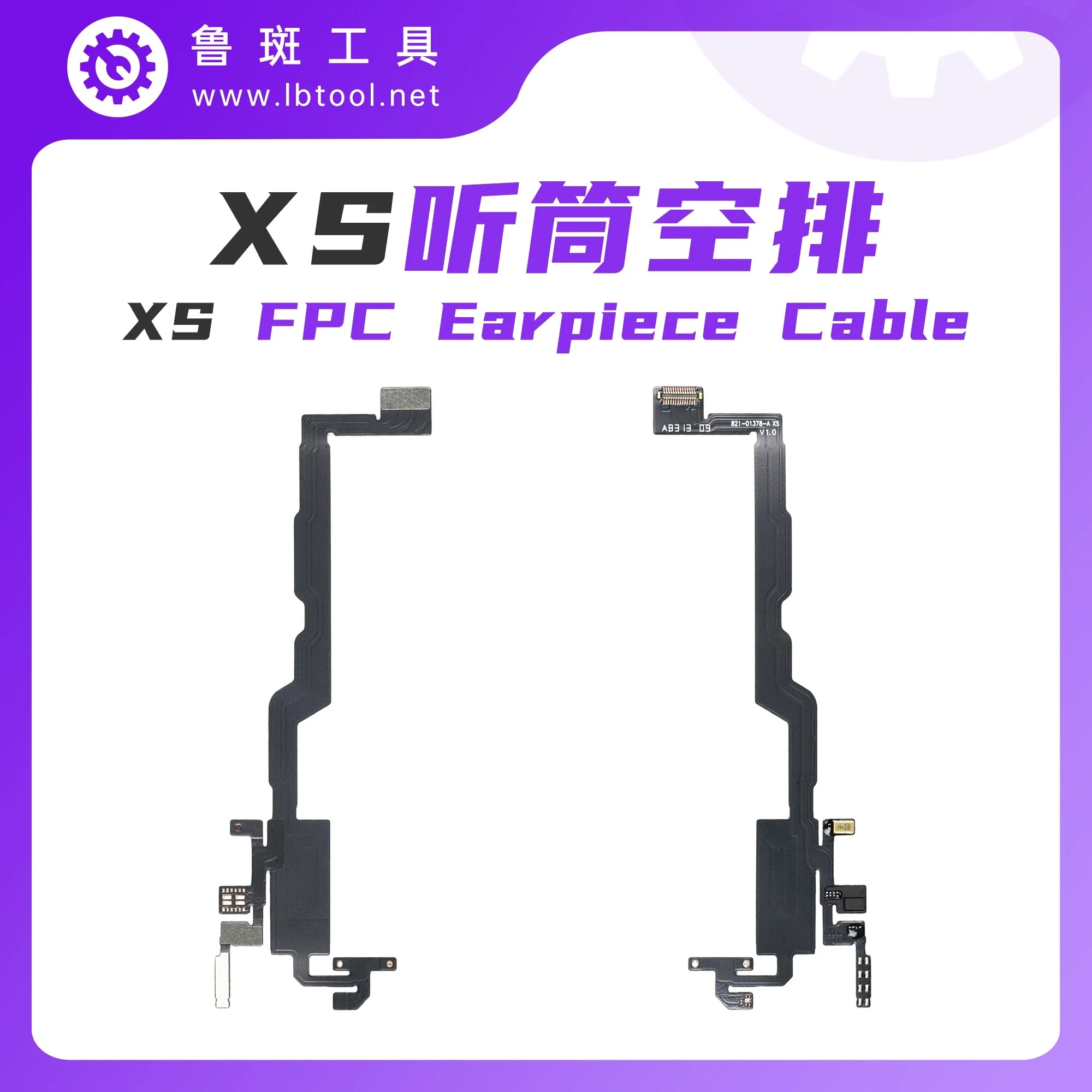 Luban Earpiece Empty Cable Earphone Speaker Flex Cable for iPhone X XS 11 12 13 14 15 Pro max Repair Face Recognition function