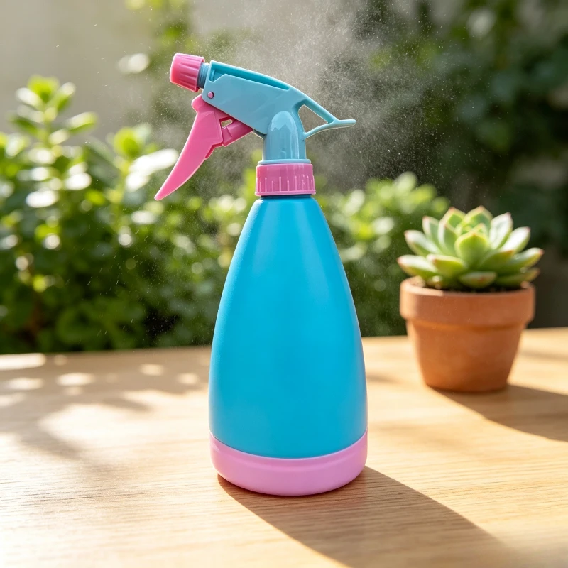 Hand Pressure Candy Color Spray Bottle Mini Water Sprayer for Garden Watering Succulent Care and Household Cleaning