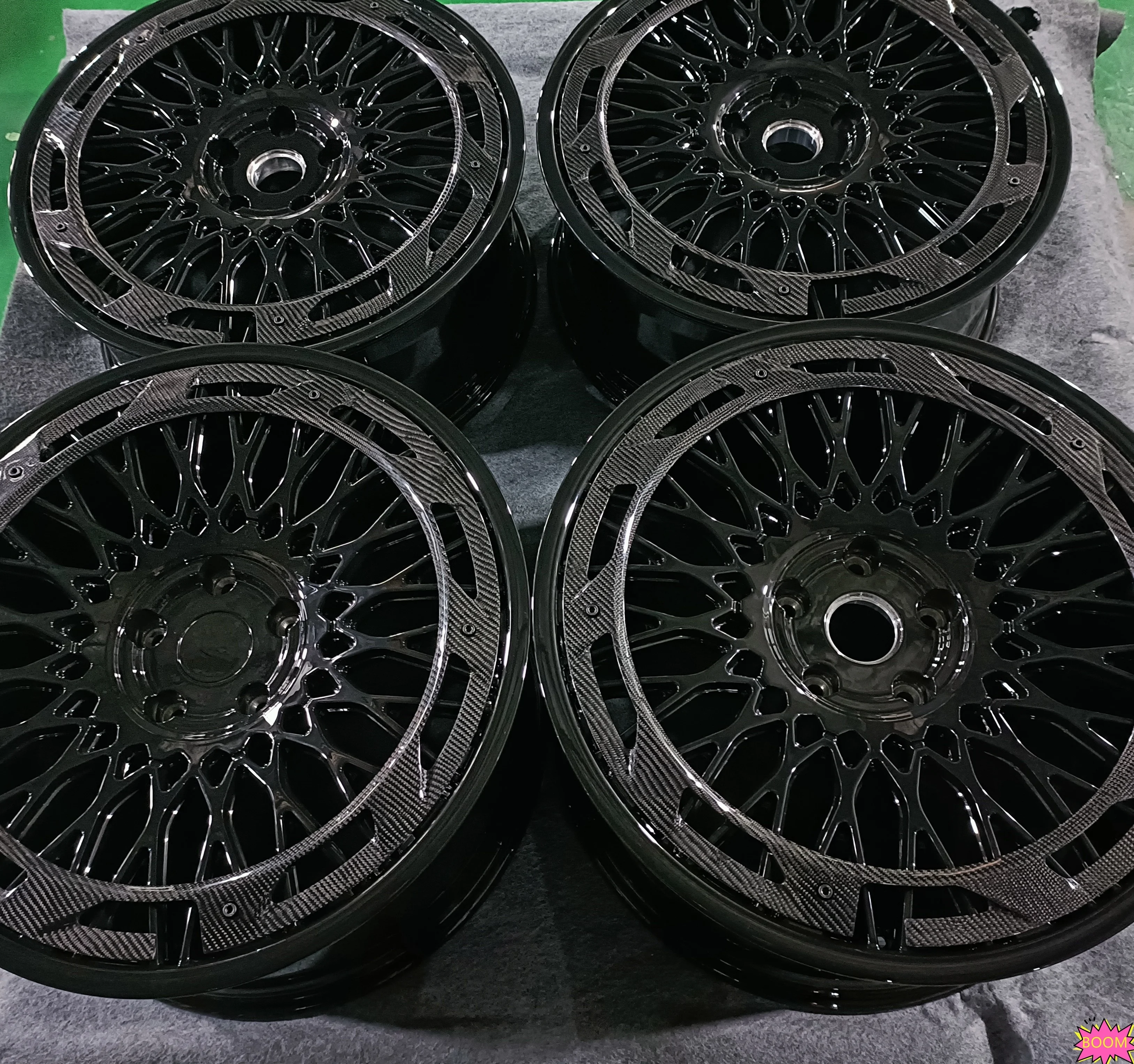 Forged 5x130 5x112 5x114.3 5x120 Custom 19 20 21 22 Inch Concave Carbon Fiber Car Wheel Rim for BMW Ferrari Urus audi