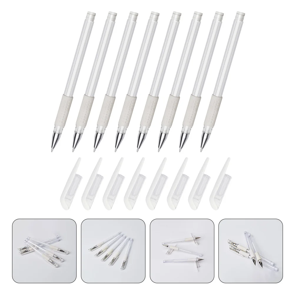 Rotuladores de piel impermeables, rotuladores de punta de precisión de grado médico para tatuaje, Piercing, cejas, labio, salón blanqueador, 8 Uds.